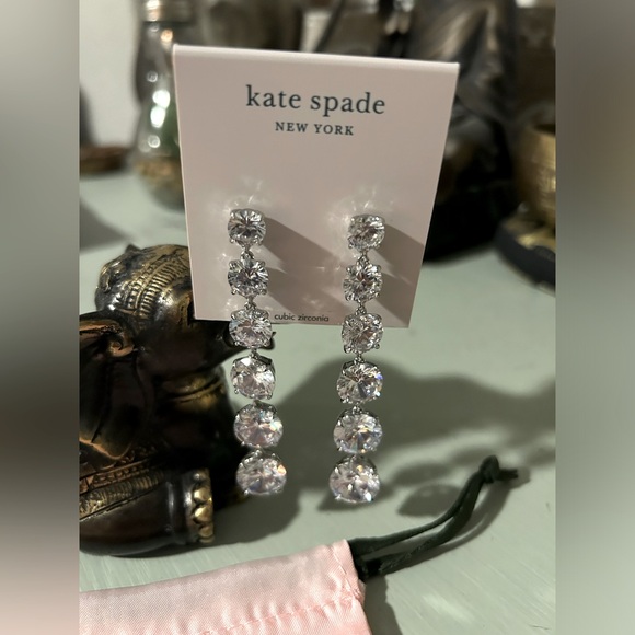 Kate Spade Candy Shop Linear Earrings NWT and dustbag - Picture 2 of 8